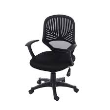 High quality mesh resists abrasion and transformation, it makes the. Loft Home Office Chair In Black Mesh Back Black Fabric Seat And Black Base