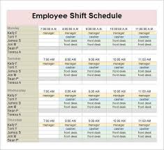 Employee Shift Schedule Generator Excel Template And Shift Pattern