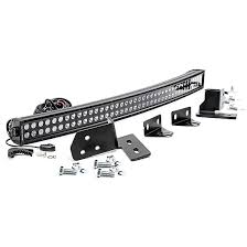 40 Inch Curved Led Light Bar Bumper Kit Super Duty Wicked Warnings