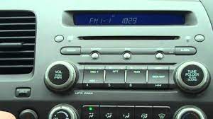 Look on the side (outside, not inside) that hinges down and you will see a paper if you've tried to enter the wrong code more than 3 times you will need to disconnect the. How To Reset Your Honda Radio Code Townsend Honda Youtube
