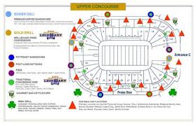 2012 Concessions Map News Game Day University Of