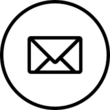 Nieuw, e-mail, envelope, terug Pictogram in Thin round icons