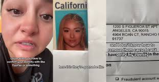 makeup in a driver s license photo