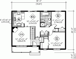 One Story 2 Bedroom European House Plan