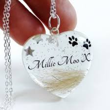 Check out our custom pet necklace selection for the very best in unique or custom, handmade pieces from our jewellery shops. Pet Loss Jewellery Hair Fur Keepsake Pendant Custom Personalised Memorial Locket The British Craft House