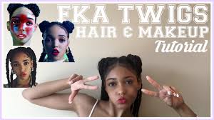 fka twigs inspired hair makeup