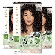 Clairol Natural Instincts Non Permanent Hair Color Kit 4 Dark Brown Pack Of 3