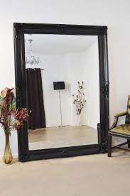 black decorative ornate wall mirror 7ft