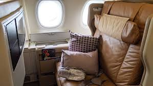 When are the economy seats on the upper deck released? Flight Review Singapore Airlines A380 800 Business Class Business Traveller