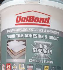 unibond floor tile adhesive grout 7