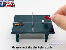 1 12 Dollhouse Miniature Ping Pong