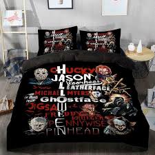 Jason Chucky Michael Myers Bedding Set