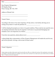 30 Day Notice Letter Templates 12 Samples In Word Pdf