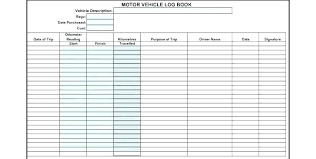 Daily Truck Driver Log Book Template Excel 2017 Logbook