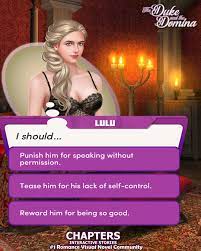 Chapters: Interactive Stories on X: Chapters are live! 😍 Are you ready to  be a Dominatrix? #ChaptersGame #MoibleApp t.cooVLygkhg6V  X