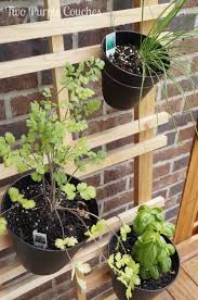how to make a vertical herb garden