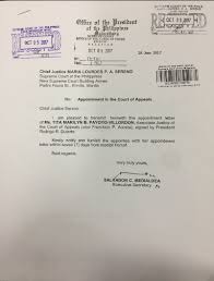 Qc Judge Appointed As New Court Of Appeals Magistrate Philippine