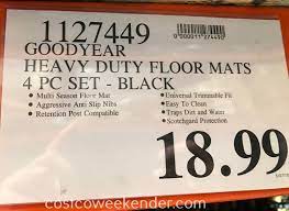 goodyear all weather floor mats set of