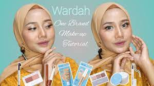 wardah one brand makeup tutorial for