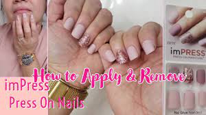 how to apply remove impress nails