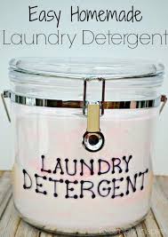 easy homemade laundry detergent