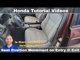 Seat Position Movement At Entry And