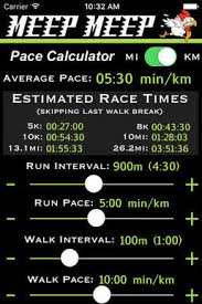 Pace Calc Run Walk Pace Calculator