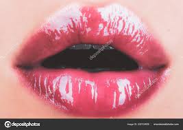 pink lipstick sensual womens lip balm