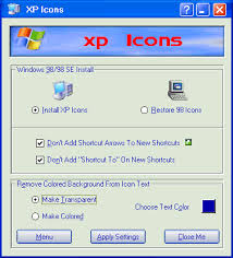 While the shortcut has vanished, many more routes still lead to the control . Xp Icons Download Give Your Win98 Me Win2k System Icons The Look Of Xp