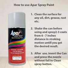 Apar Automotive Spray Paint Sw Cream