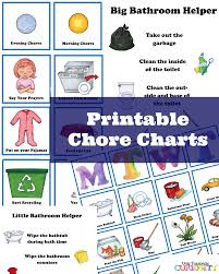 Chore Chart And Helper Lists