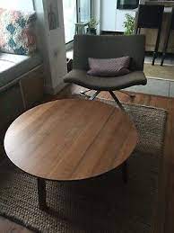You can use this table to complete your coffee corner in. Ikea Stockholm Walnut Veneer Round Coffee Table Ebay