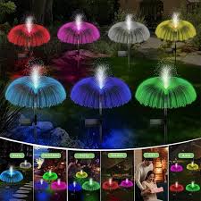 Solar Jellyfish Lights 7 Color Changing