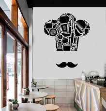 Wall Vinyl Decal Kitchen Cooking Chef