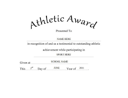 Athletic Award Free Templates Clip Art Wording Geographics