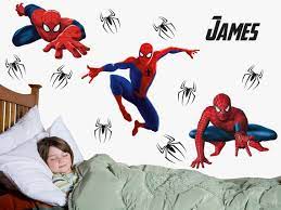 Set Of Spiderman Wall Decals Boy