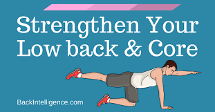 strengthen lower back and core muscles