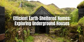 efficient earth sheltered homes