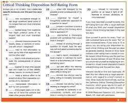 California Critical Thinking Disposition Inventory  CCTDI 