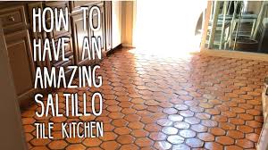 restoring hexagon saltillo tile kitchen