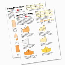 Find here the most efficient free face mask pattern for all sizes, adults and kids. Free Face Mask Patterns Modern Quilt Studio
