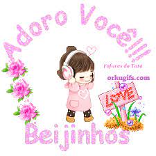 Adoro você! Beijinhos - Imagens e Mensagens para Facebook