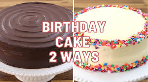 2 birthday cake recipes how to make