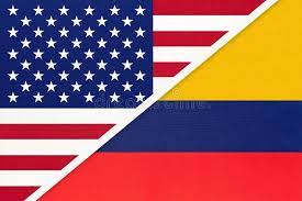 Average number of goals in meetings between usa and colombia is 3.6. Usa Vs Colombia National Flag Relationship Between Two Countries Stock Image Image Of Colombia Banner 163857121