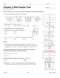 Chapter 2 Mid Chapter Test With Answer