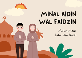 Template Kartu Ucapan Idul Fitri Foto: canva.com