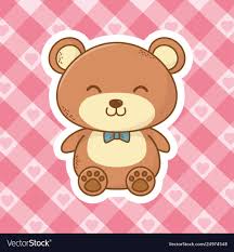 cute teddy bear cartoon royalty free
