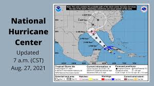 A hurricane watch is in effect for new orleans and a long stretch of louisiana's coast as ida, now a tropical storm, heads toward the gulf of mexico. Nh6xwthmghbizm
