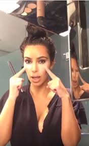 kim kardashian did her own makeup for a
