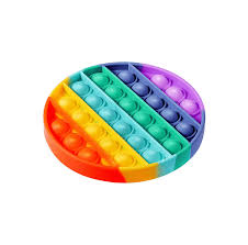 Free shipping on all orders Pop It Fidget Toy Known From Tiktok Round Rainbow Geeektech Com